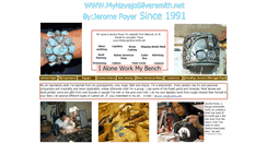 Desktop Screenshot of mynavajosilversmith.net